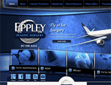 Tablet Screenshot of eppleyplasticsurgery.com